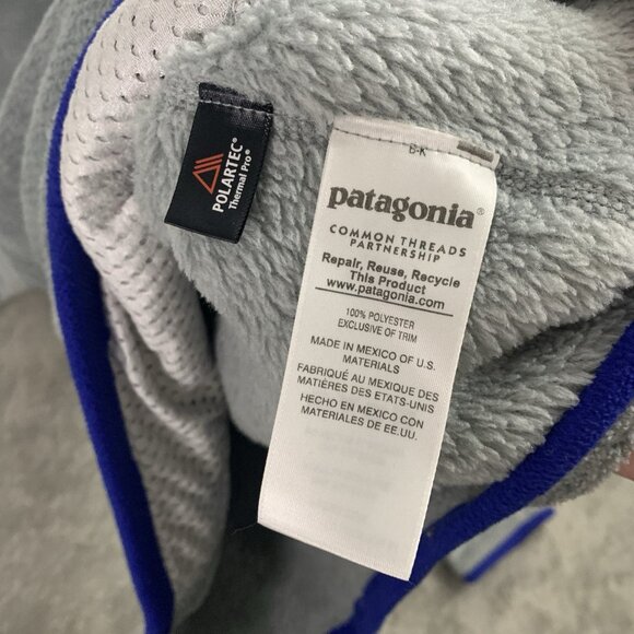 Patagonia Jacket Women Small Fleece Re Tool Snap T Pullover Thermal Pro Sweater - Picture 6 of 9